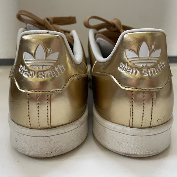 Gold Adidas Stan Smith sneakers - Picture 3 of 5